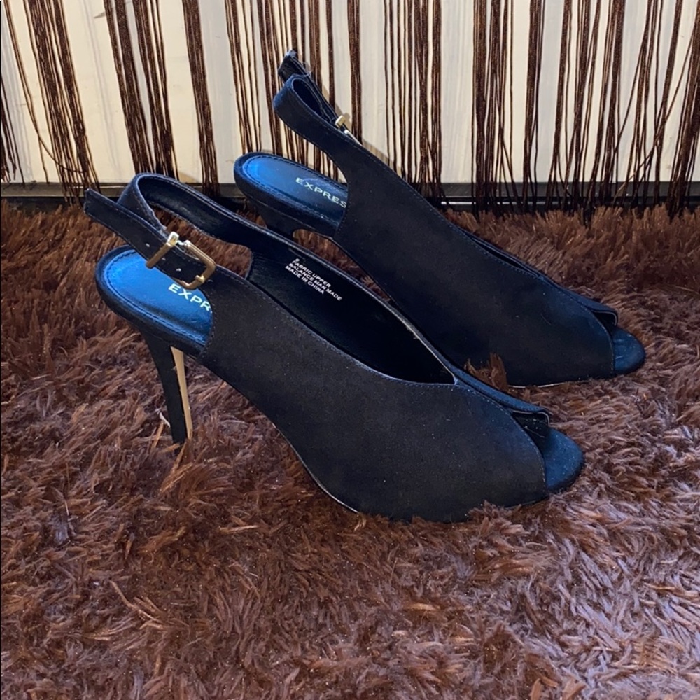 Black Express Stiletto heel Shoes